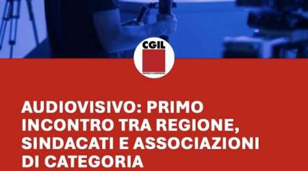 Audiovisivo :primo incontro tra Regione, sindacati ed associazioni di categoria